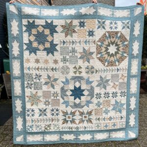 Star quilt pattern (Sterrenparade) - by Anke de Haan